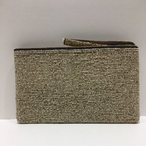 BEADED CLUTCH BAG WITH ROSE - Picture 5 of 11